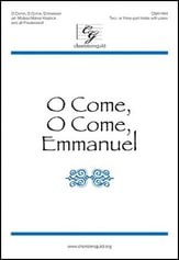 O Come, O Come Emmanuel SA choral sheet music cover